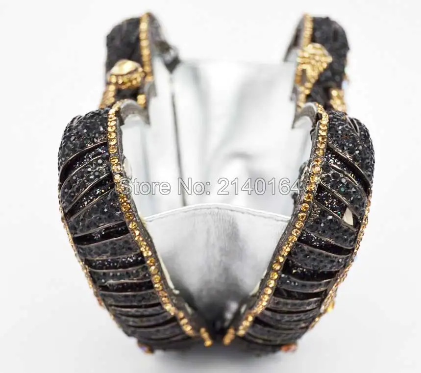 Стильная сумочка-клатч со стразами и бабочками Роскошная вечерняя сумочка с