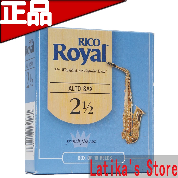 Бесплатная доставка RICO Royal Alto Eb Sax Reeds Strength 2 5 # 3 0 синяя коробка из 10 | Спорт и