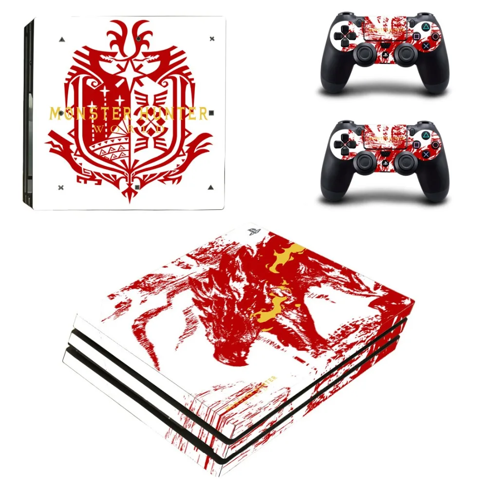 Monster Hunter World MHW PS4 Pro наклейка на кожу Виниловая для консоли Sony Playstation 4 и 2