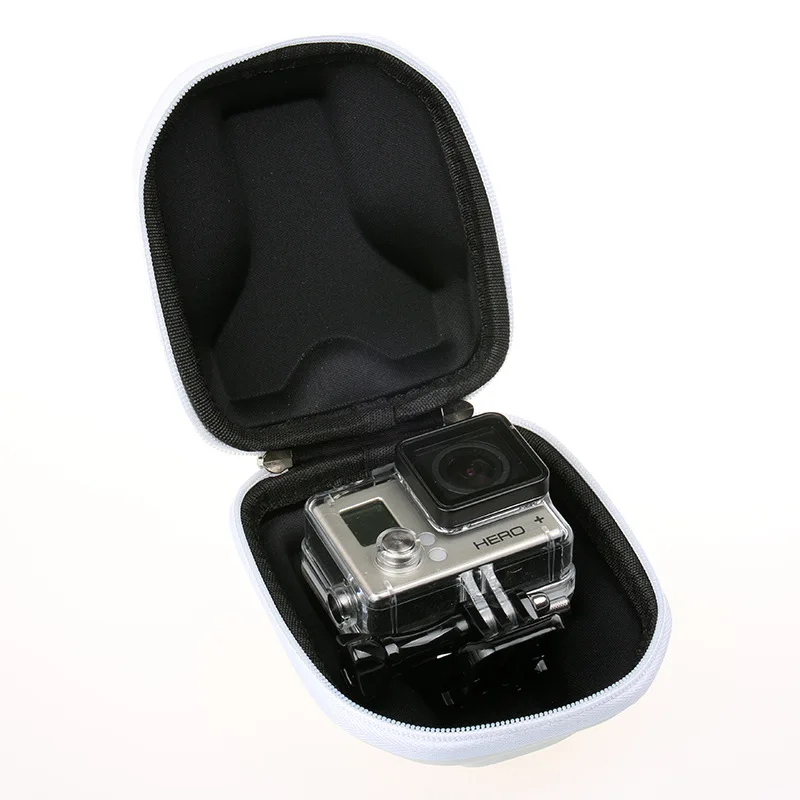 Crelander Белый Черный Мини коробка Спорт Камера чехол для GoPro Hero 6 5 4 3 EKEN sj5000 Xiaomi Yi Cam