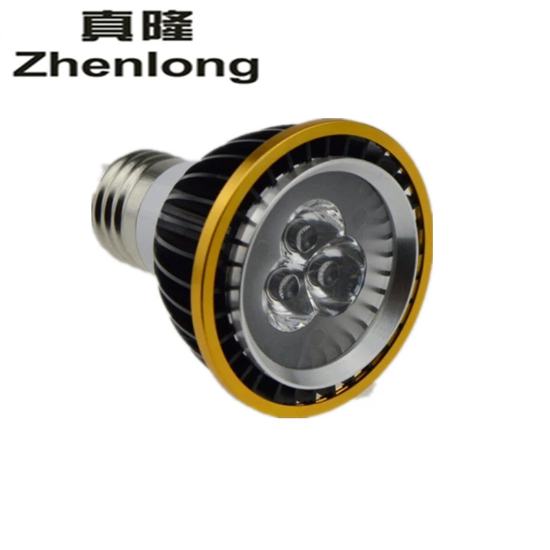 Высокая Мощность CREE Led PAR20 лампа с регулируемой яркостью E27 GU10 9 Вт 12 15 AC110 220V