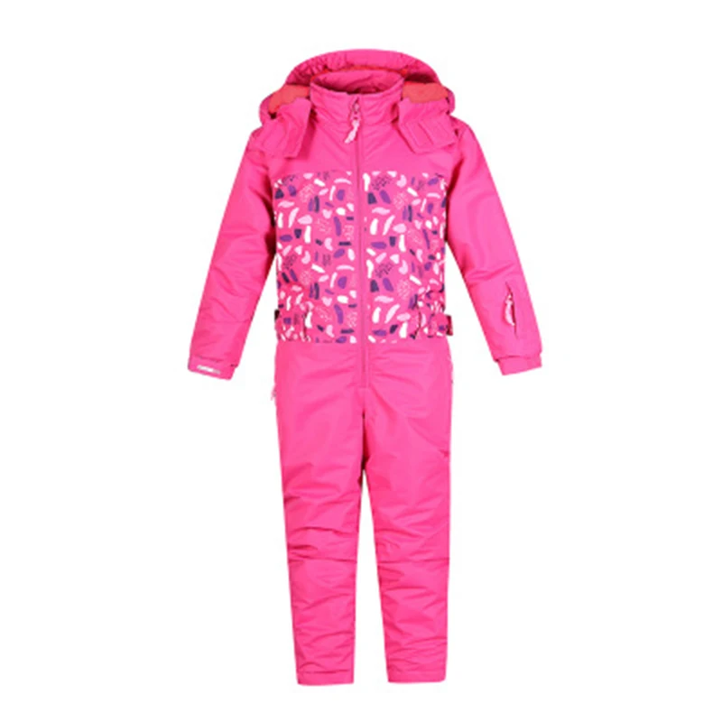 Girl Ski Suit Waterproof Windproof snowboard Bid Warm Thermal Kid Hooded One-piece Little Children Clothing | Спорт и развлечения