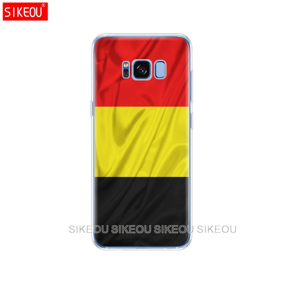 Силиконовый чехол для Samsung Galaxy S9 S8 S7 S6 edge S5 S4 S3 PLUS телефона Германия Италия Бельгия