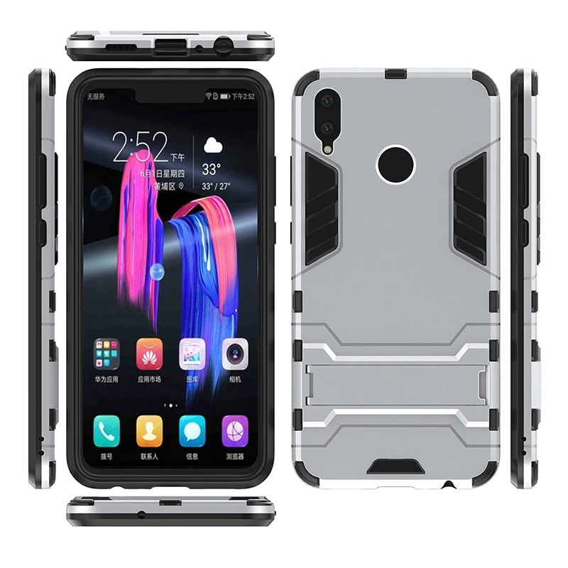 Крутые модные армированный защитный чехол для huawei honor 5X 6X 7X 7A 8X8 8A 9 10 lite чехол 9i 10i V9 V10 V20 magic2 Стенд Кожаный чехол Чехол