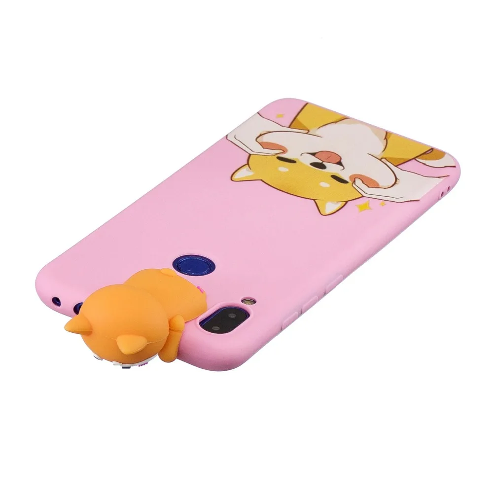 FLYKYLIN Silicone Case For Xiaomi Redmi 6 Pro Note 7 Cover on 5 Plus 5A Capa Cartoon 3D Toys Coque |
