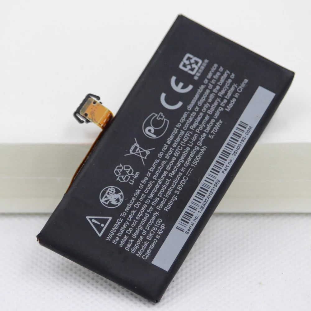 5 шт./Лот Мобильный телефон аккумулятор 1500 мАч BK76100 для HTC One v T320e G24 V1 Primo T320 замена и