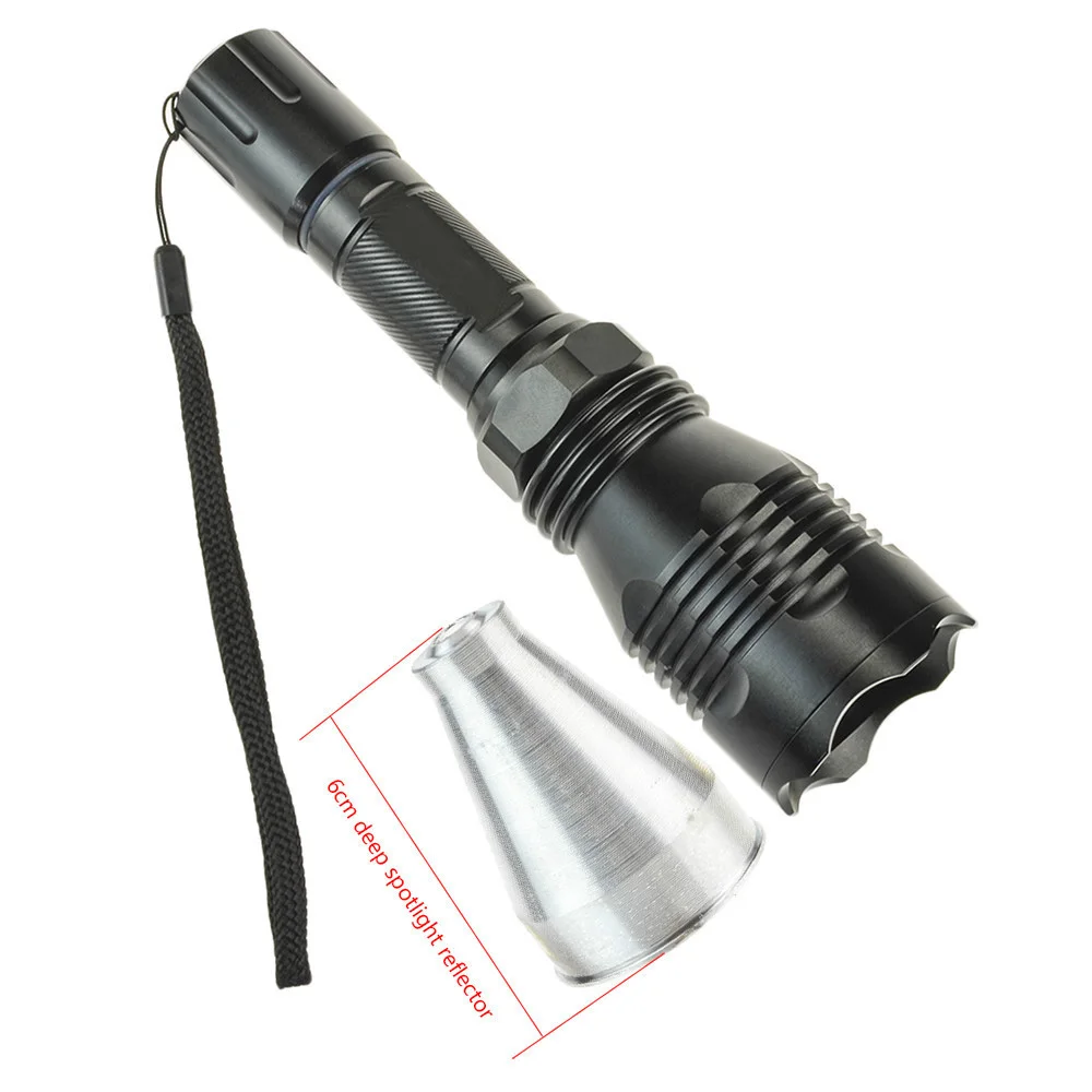 Светодиодный фонарик Охота светло зеленый красный spotlight cree xm l R2 350 люмен