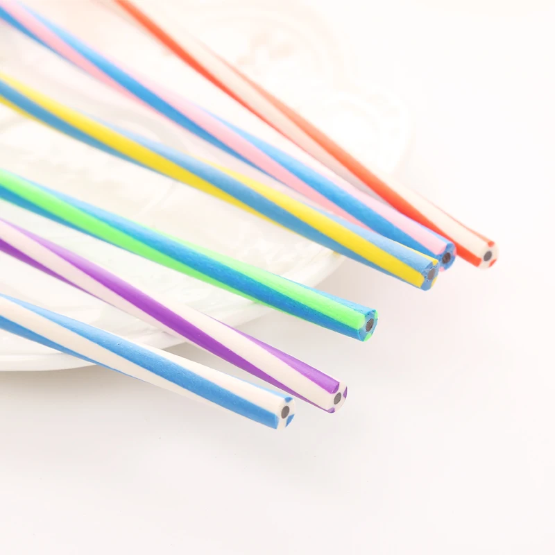 30 шт./лот креативный милый мультяшный мягкий карандаш с резиновым покрытием для