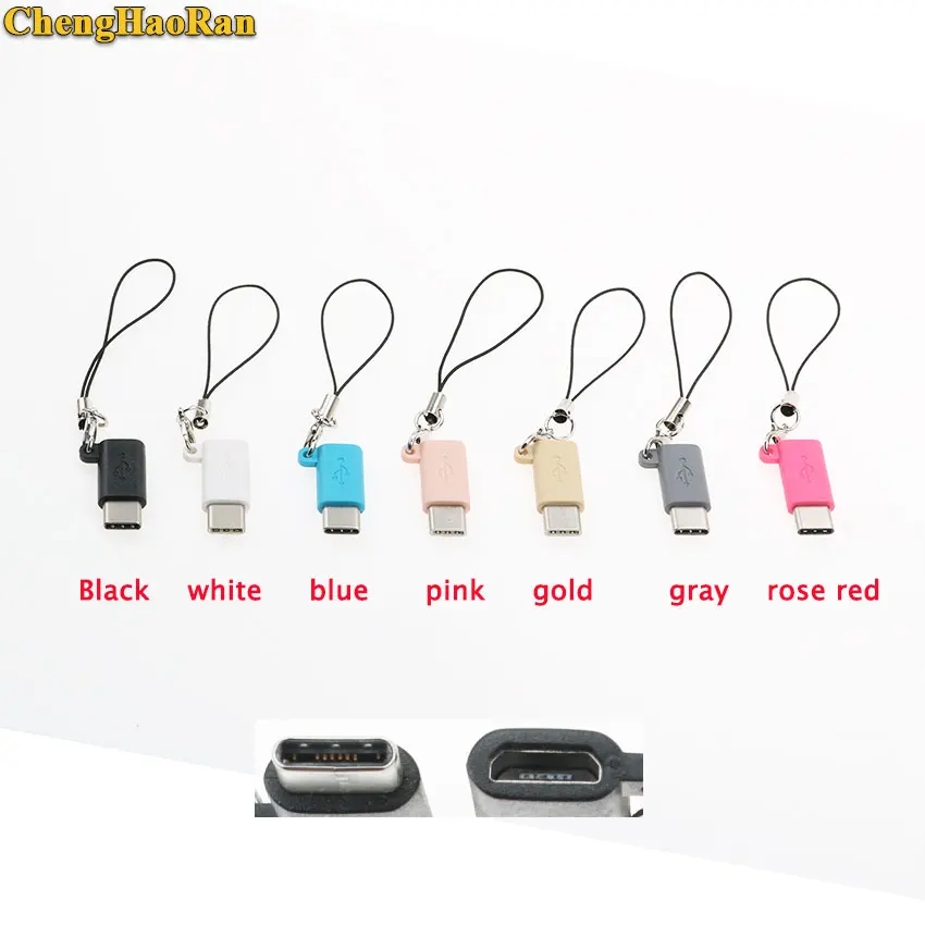 Micro USB Женский к Type C Мужской адаптер c OTG интерфейс мобильный телефон линия