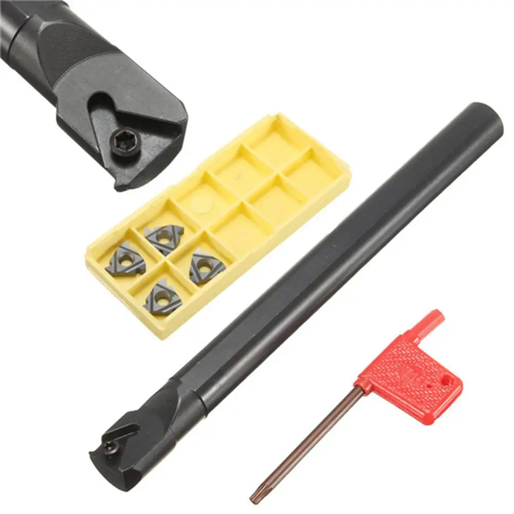 

SNL0016M16 16mm Left Hand Internal CNC Threading Tool Holder with T15 Wrench