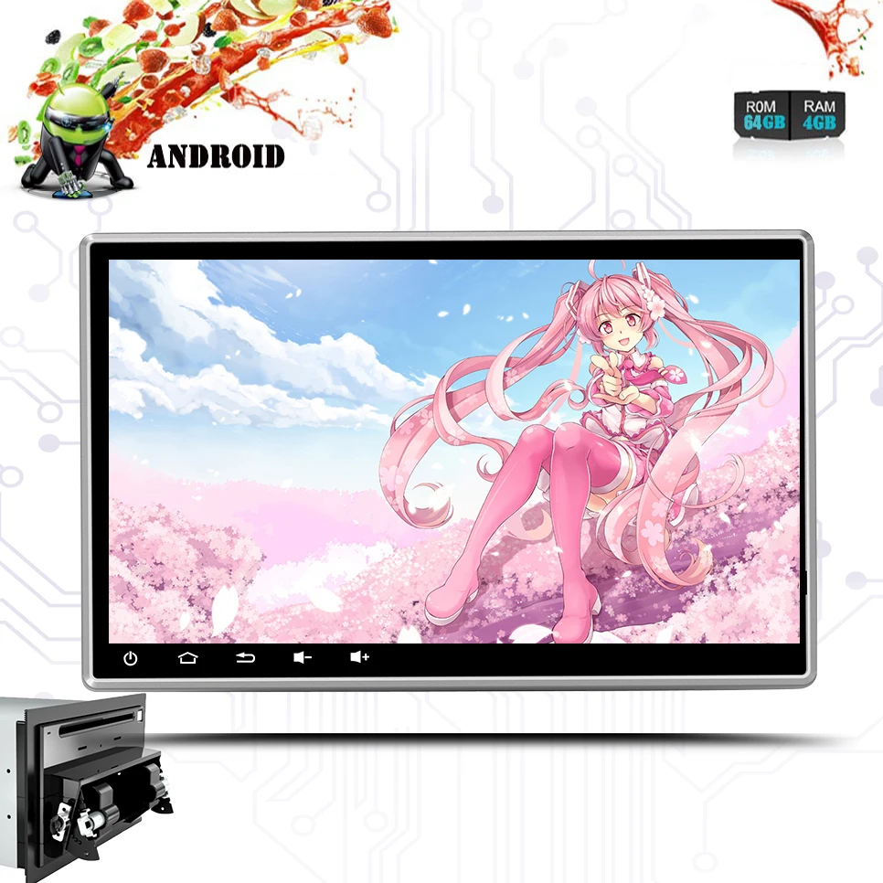 10," HD Android 9,0 Восьмиядерный 4 Гб ОЗУ 64 Гб ПЗУ Автомобильный DVD Радио Стерео gps для hyundai Verna Tucson Terracan Getz TB 2002-2012