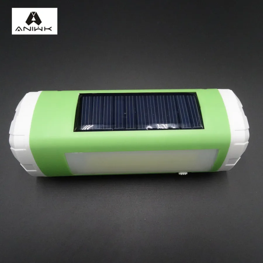 Aniwk Солнечной Bluetooth Динамик Портативный Беспроводной СВЕТОДИОДНЫЙ Фонарик TF