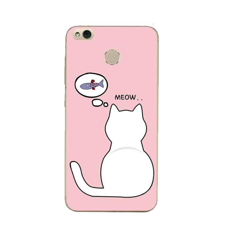 Cartoon Cat F Soft Clear TPU Phone Case For xiaomi redmi 4x 4a note5a note4x 5s mi6 note3 Dog Cover Free Shipping | Мобильные