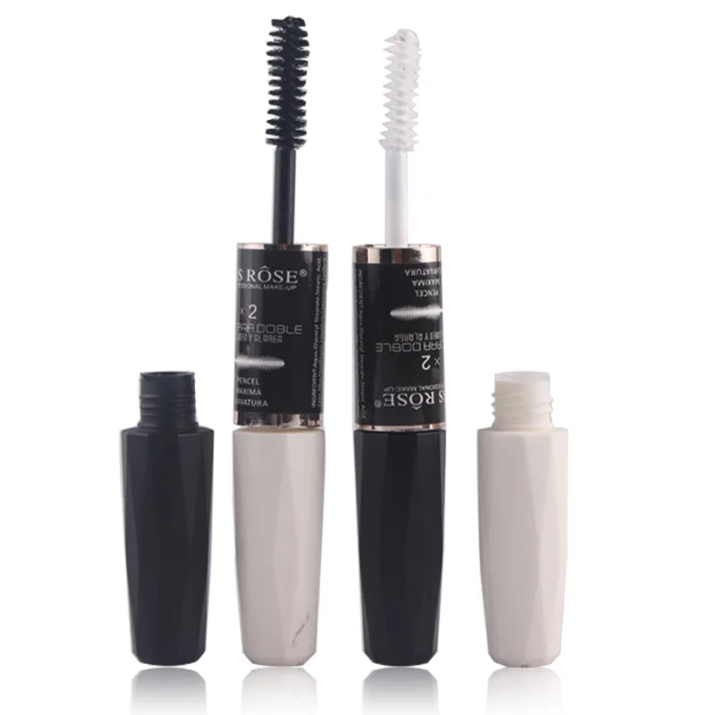 2018 MISS ROSE черные и белые ресницы с двойной головкой быстросохнущая водостойкая 3D