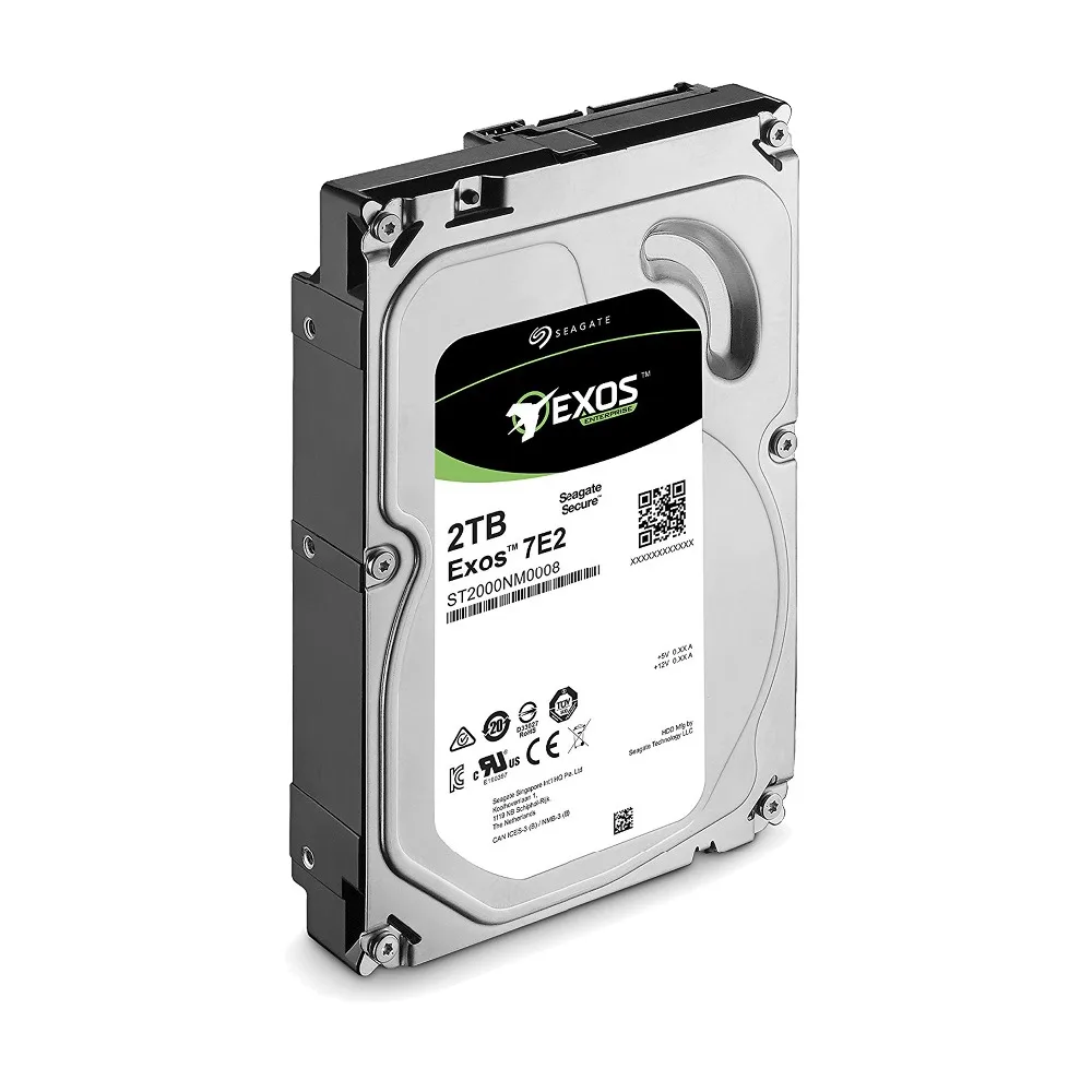 Внутренний жесткий диск Seagate Exos 7E2 2 ТБ 3 5 &quot7200 об/мин SATAIII 6 128 Мб кэш-памяти дюйма