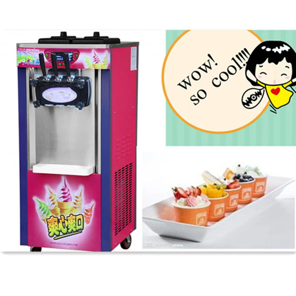 Аппарат для приготовления мороженого 1800 Вт 3 вкуса 220 В|soft ice cream machine|cream machineice machine |