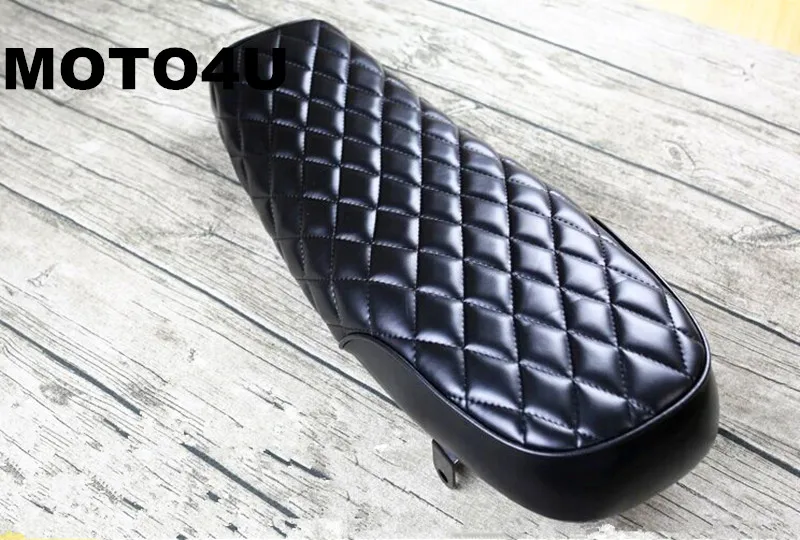 Винтажное седло для мотоцикла 64 см универсальное сиденье кафе гоночного