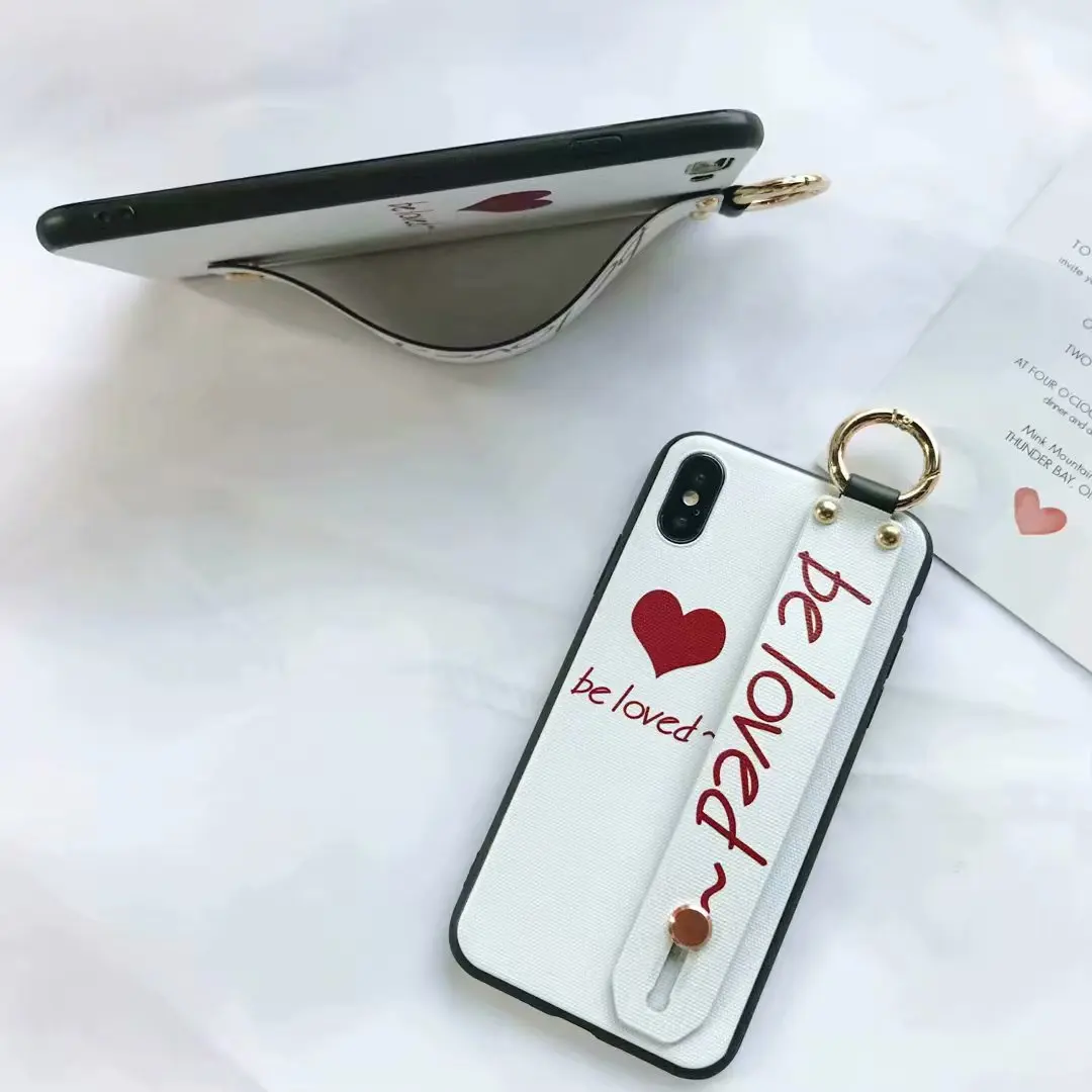 Beily любовь сердце любимого телефона чехол для iPhone X 7 8 6 S Plus с скрыть ремешок