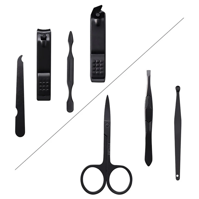 7 шт. клиппер маникюрный педикюр из нержавеющей стали комплект инструментов для
