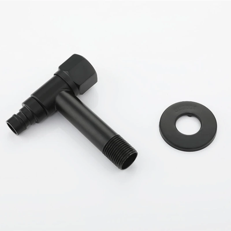Washing machine faucet Bathroom corner faucet tap Single Cold garden Faucet Black Oil outdoor mixer Small Tap