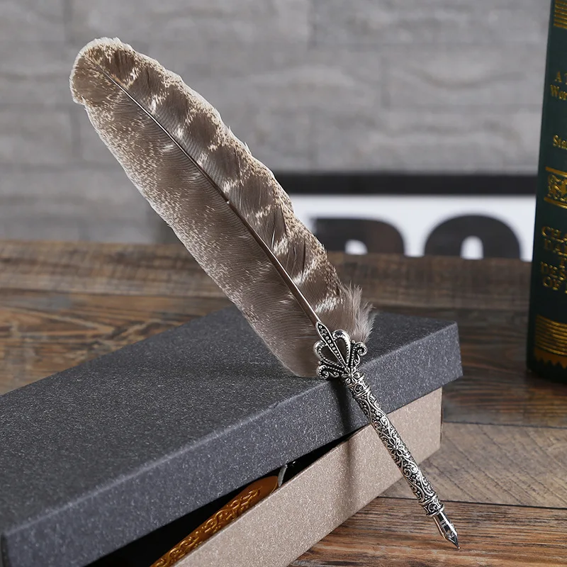 5 шт./лот Европейская авторучка сплав перо Dip Pen Канцелярские для фантазии шрифт