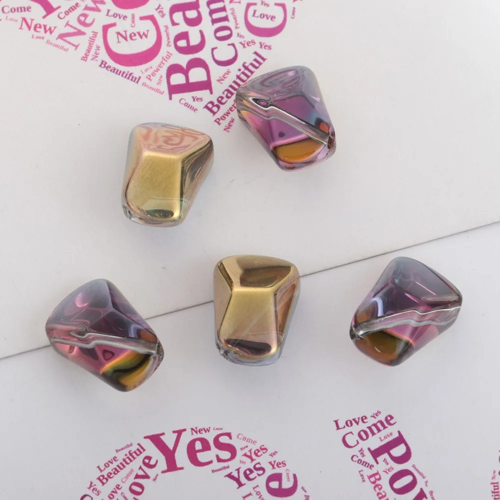 DoreenBeads стеклянные прозрачные AB радужные цветные бусины Аврора Borealis многоцветные