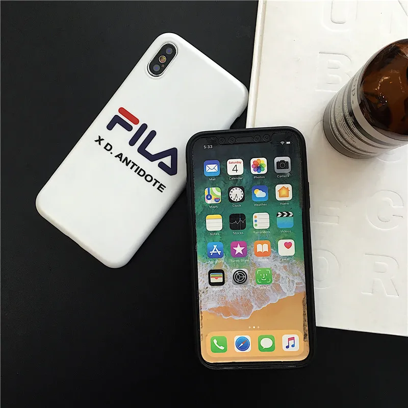 Роскошный итальянский спортивный бренд чехол для iPhone 6 6s 7 8 Plus X Xs Max Xr высокого