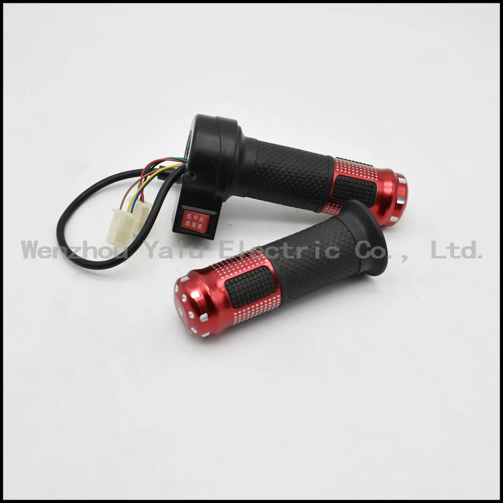 22mm electric bicycle speed control color aluminum alloy turn high low and three acceleration throttle handle | Спорт и развлечения