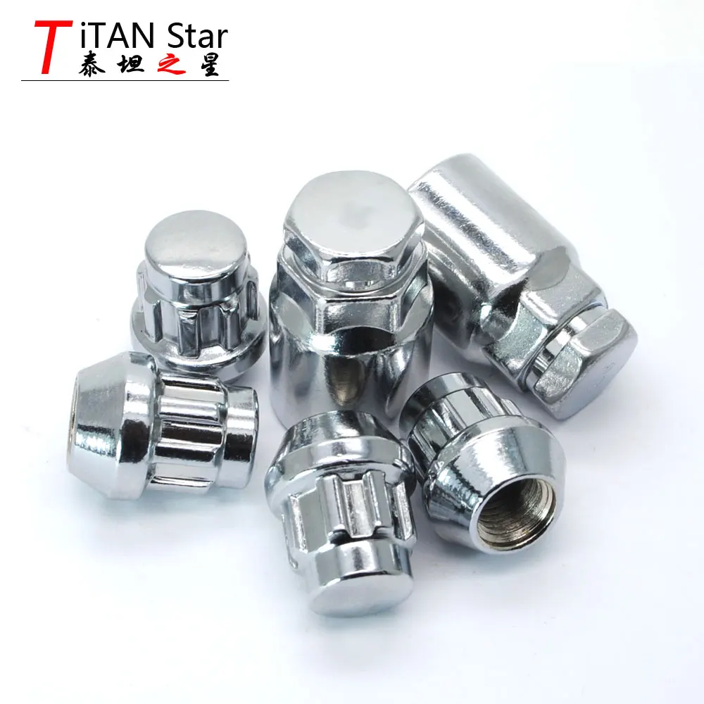 4 NutS+2 Key M12x1.5 Alloy 1.5 Wheel Locks Nuts Anti Theft SECURITY NUT For HYUNDAI IX35 TUCSON ELANTRA SONATA SantaFe RENA | Автомобили и