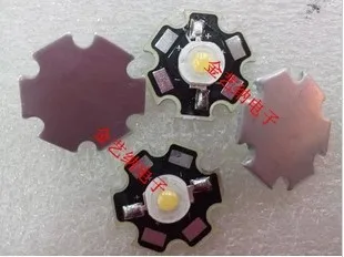 

3W high power 3W High Power White LED lamp beads with aluminum plate