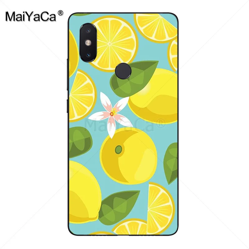 Роскошный чехол MaiYaCa lemon fruit для телефона xiaomi mi 8 se 6 note2 note3 redmi 5 plus note4 | Мобильные