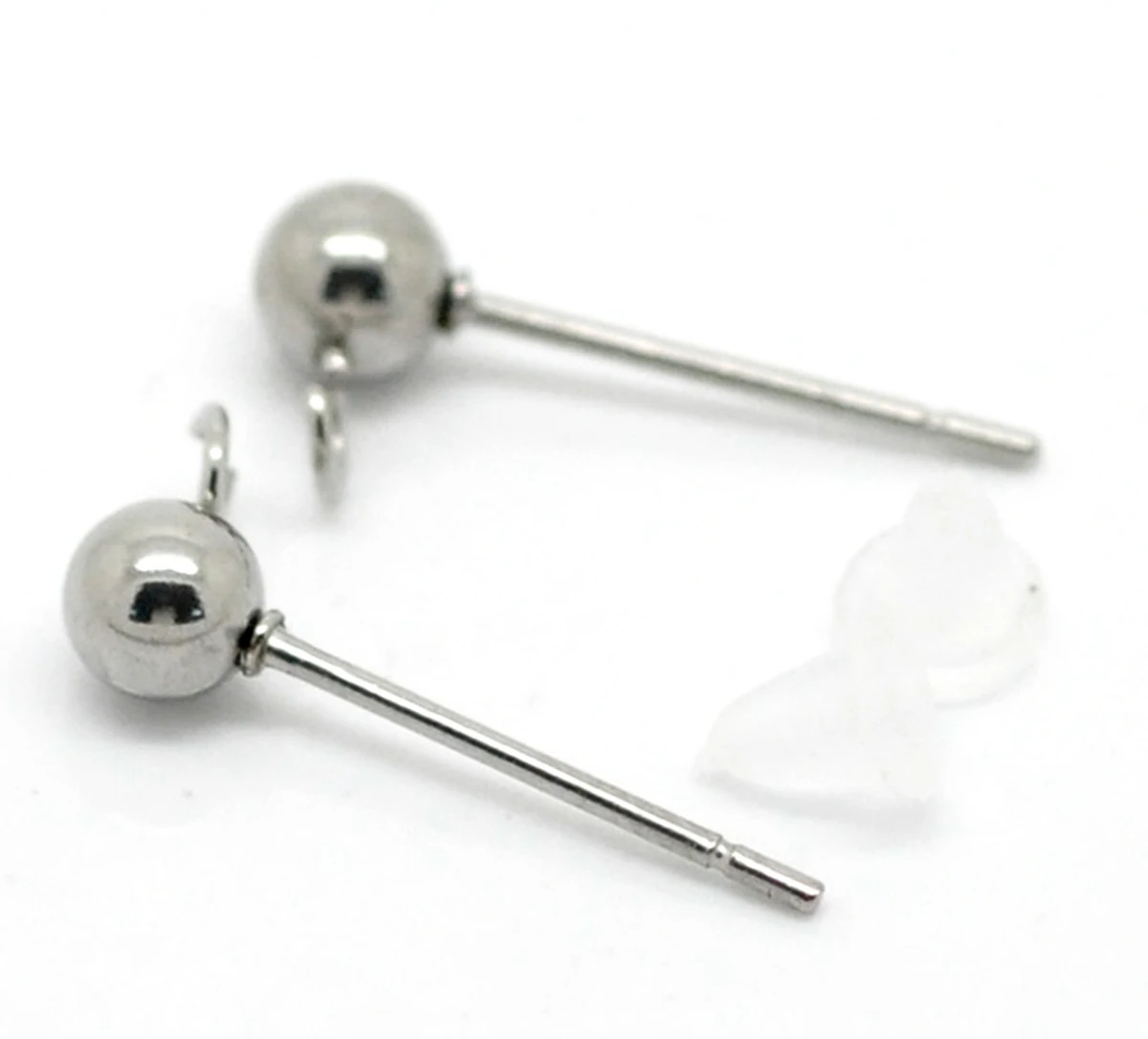 10 шт. женские серьги гвоздики из нержавеющей стали|stainless steel pins|steel pinsfor jewelry |