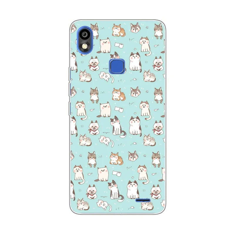 Infinix Smart 2 HD X609 Case Silicon panda cartoon Painting Soft TPU Back Cover for protect Phone cases |