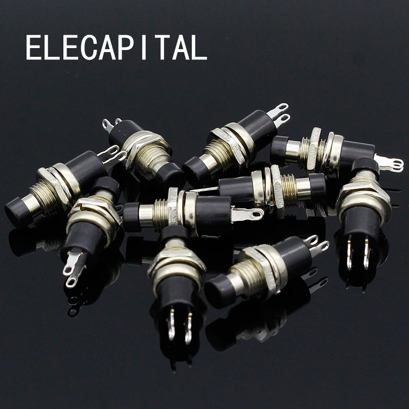 10 шт. без нормально открывающихся мини мгновенных пружинных обратных кнопочных