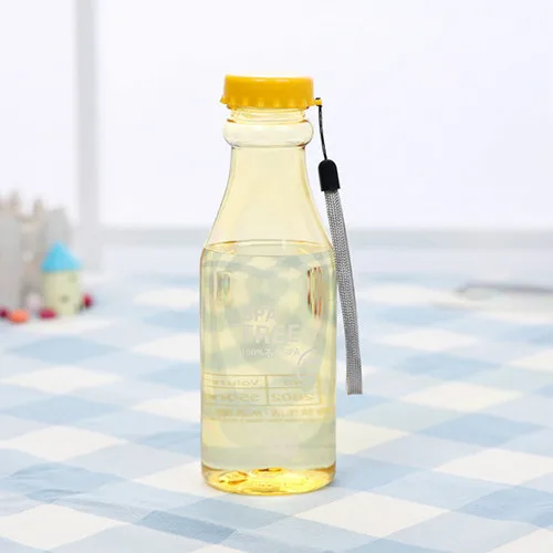 550ML 11 Цветные яркие фрукты ярких цветов, бутылка для заварки сока, 650 мл, пластиковая портативная бутылка для лимонного сока, Спортивная бутылка для воды - Цвет: 550ML 11