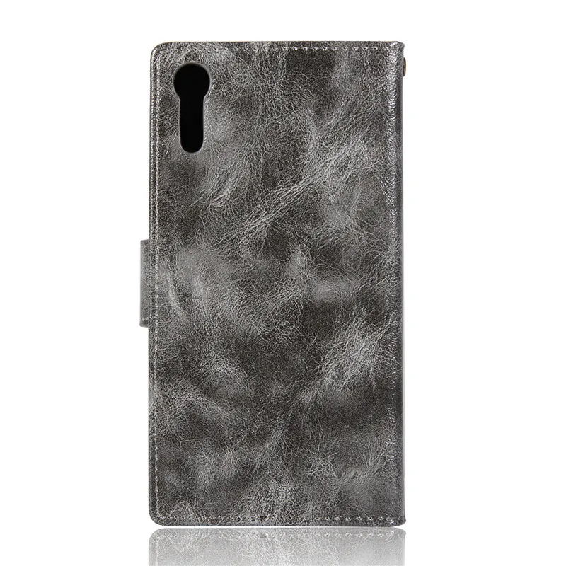 Toparmor высокого класса Ретро Чехол Для Sony Xperia XZ/XZS искусственная кожа флип стент В
