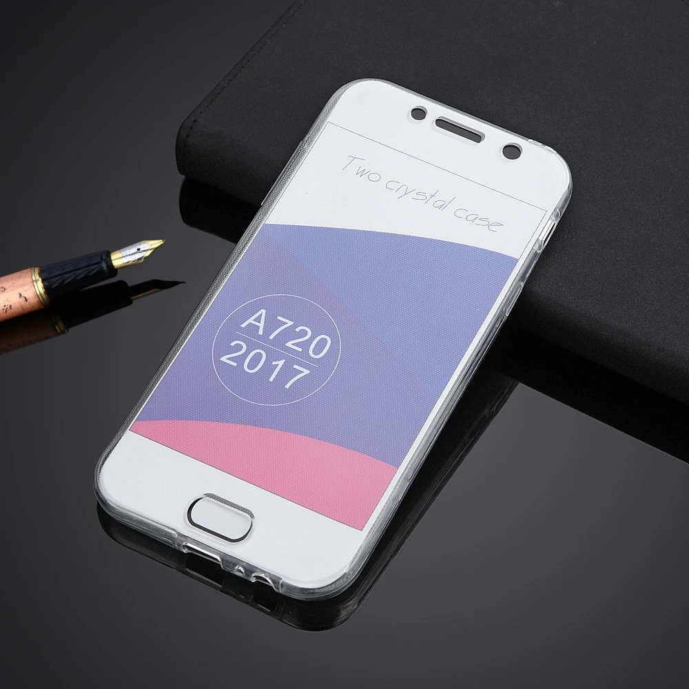 Роскошный прозрачный чехол с полным покрытием для Samsung Galaxy A3 2017 A320F A320 A3200 /A5 A520F