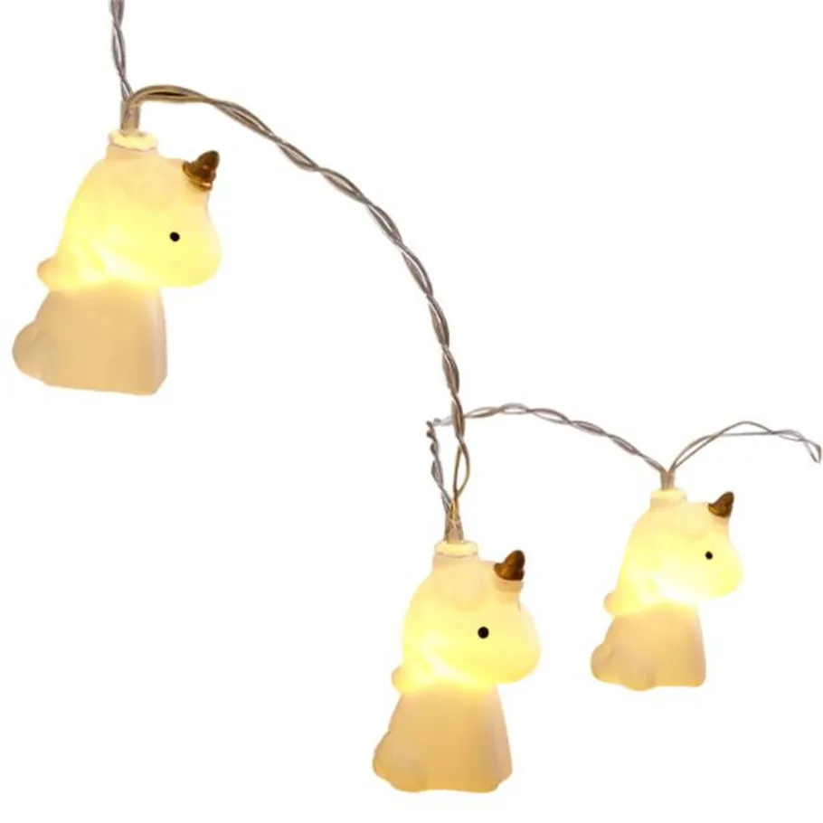 Заводские продажи свет единорога гирлянда сказочные огни светодиодная