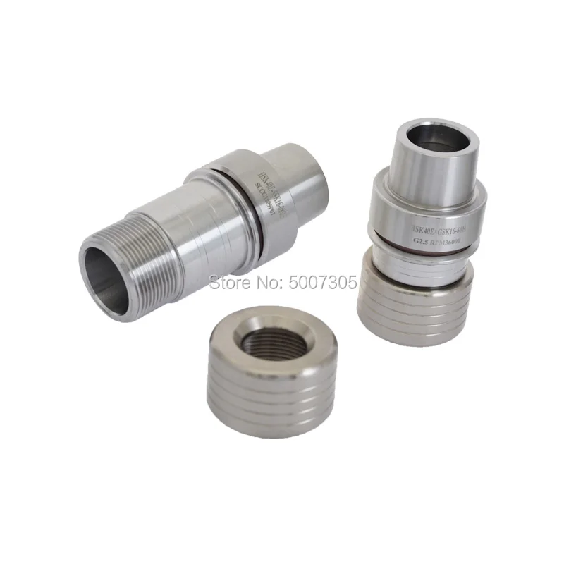 

Precision 0.001 stainless steel HSK25E HSK32E HSK40E-ER16 ER20 SK10 tool holder engraving high-speed shaft G2.5 / 30,000rpm