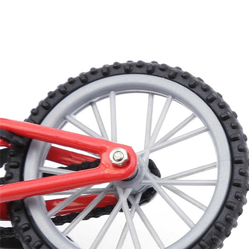 

Hot Sale Kids Mini Simulation Alloy Finger Bike Toys Xmas Birthday Gifts For Children Fingerboard Bicycle Toys With Brake Rope