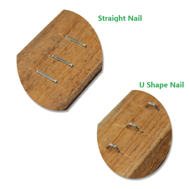 

400X Staples Nails For Air Pneumatic Stapler,Crown Nail, U Nails