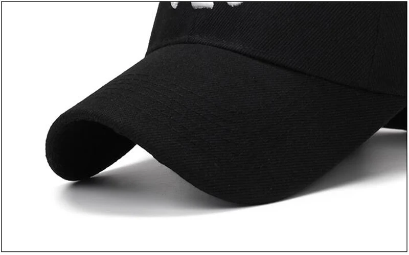 Модная уличная кепка хлопок Регулируемая вышивка Snapback солнцезащитный козырек Велоспорт Туризм Рыбалка Головные уборы для мужчин и женщин Кепка s