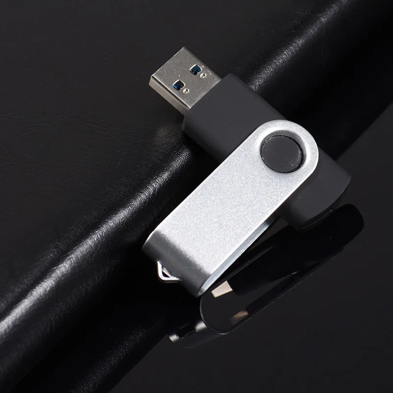 Поворотный USB флеш накопитель металлический флэш 64 ГБ 4 8 16 32 usb 2 0 флешка U диск в
