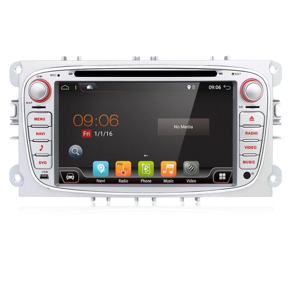 Bosion 7 &quotавтомобильное аудио Радио DVD для FORD/Focus/S MAX/Mondeo/C MAX/Galaxy 2din 4 ядра Buletooth USB wi fi