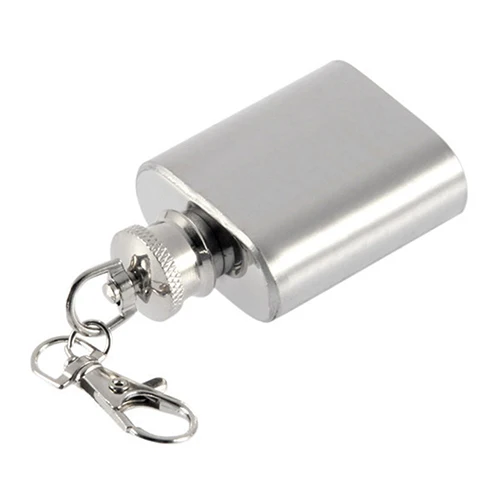 

1 oz Stainless Steel Mini Pocket Hip Flask Flagon High Quality Portable Wine Bottle Whiskey Liquor Screw Cap Drop Shipping