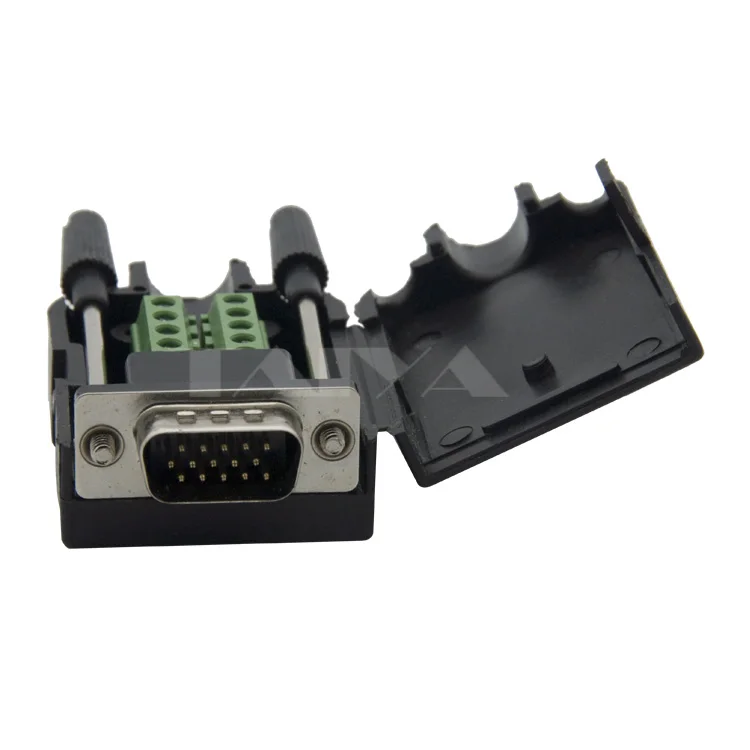 (2 Pack) 3 + 6 VGA разъем с задней стороны винтовые разъемы для поддержки DIY