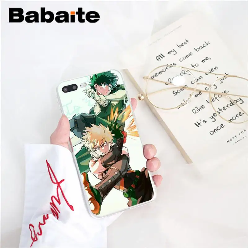 Babaite Dabi Boku no My Hero Academia TPU Soft Silicone Phone Case for iPhone 5 5Sx 6 7 7plus 8 8Plus X XS MAX XR 10 Case