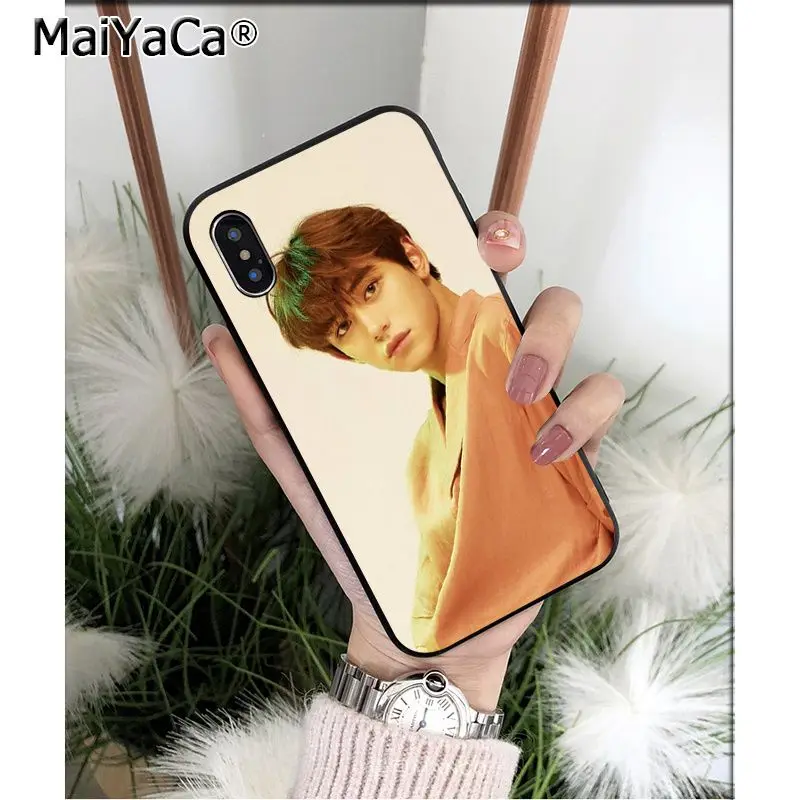 MaiYaCa NCT 127 KPOP Силиконовый ТПУ мягкий черный чехол для телефона Apple iPhone 8 7 6 6S Plus X XS MAX 5