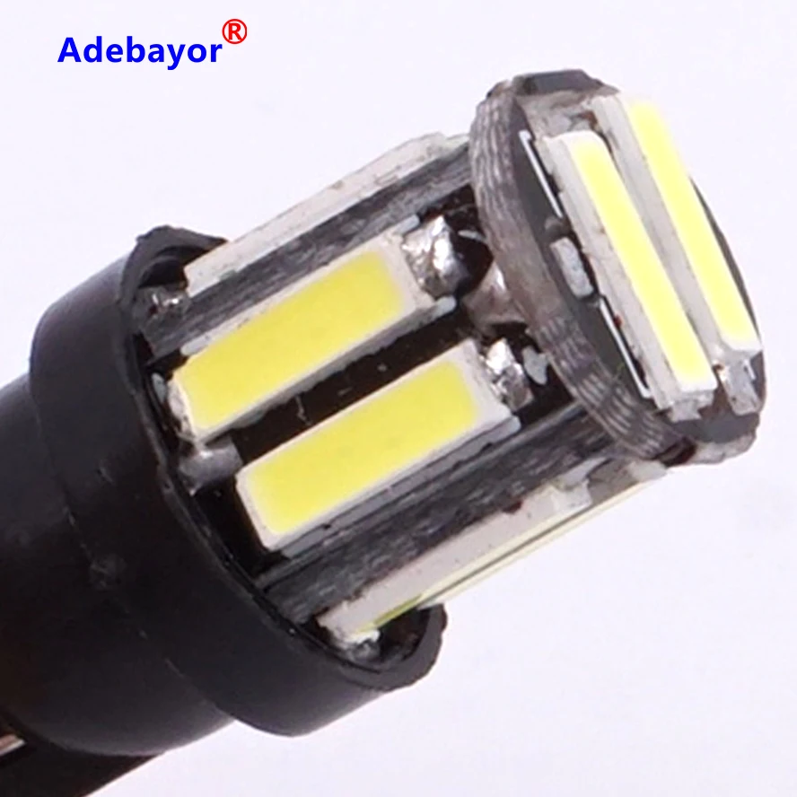 10 шт. t10 DC12v smd 194 W5W 7014 светодиодное автомобильное освещение 7020 для стайлинга