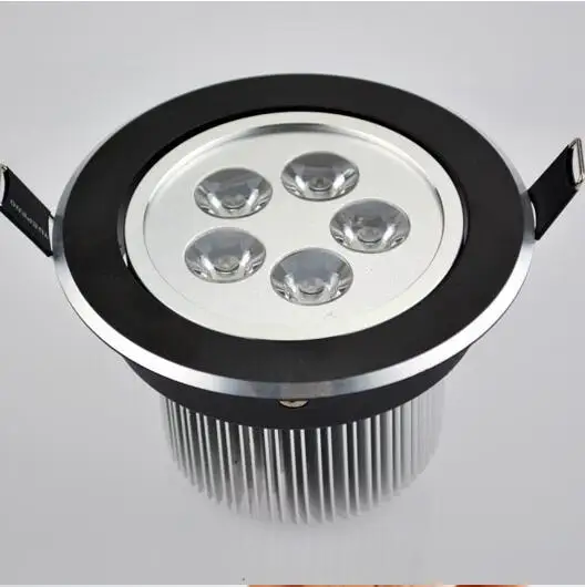 2 шт./лот 15 Вт светодиодный потолочный светильник с черной рамой встроенный для